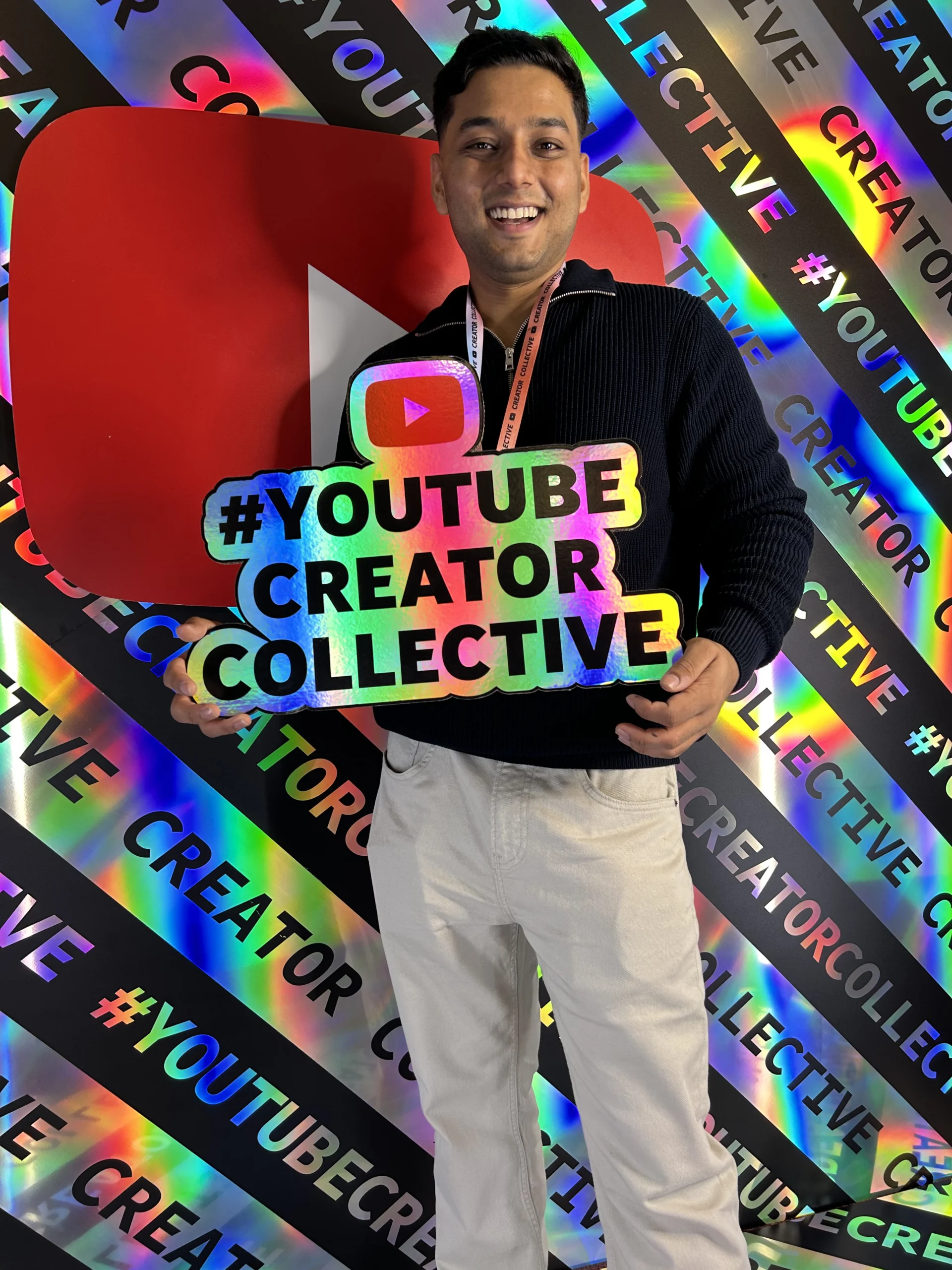 Kartikeya at YouTube Creator Collective Hamburg